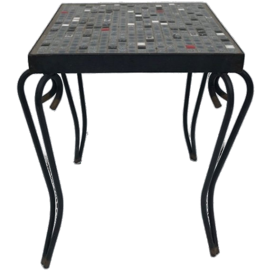 Vintage Mozaïek Bijzettafel 1