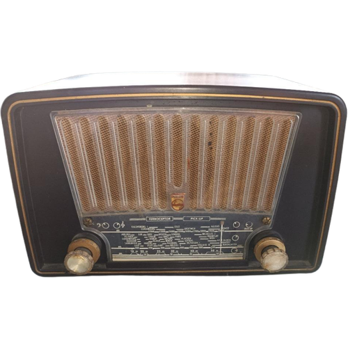 Philips Bakelieten Buizenradio Bx230U - 1953/4