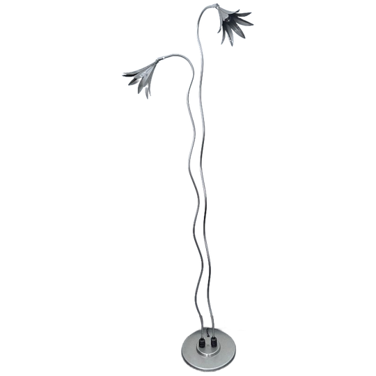 Unieke Vintage Metalen Vloerlamp Fleur France ‘60 1