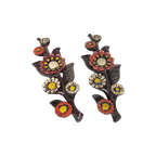 2X Vintage Wanddecoratie Bloemen thumbnail 1