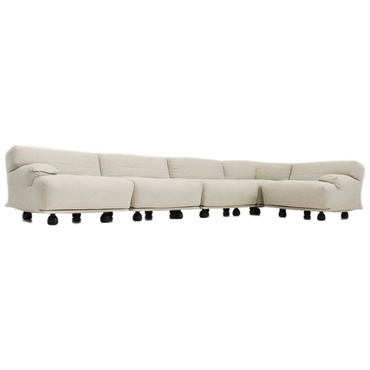 Vintage Modular Fiandra Sofa By Vico Magistretti For Cassina, 1970S Italy 1