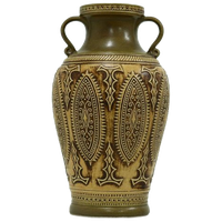 Xl Jasba Vase In Earth Tones 1960s