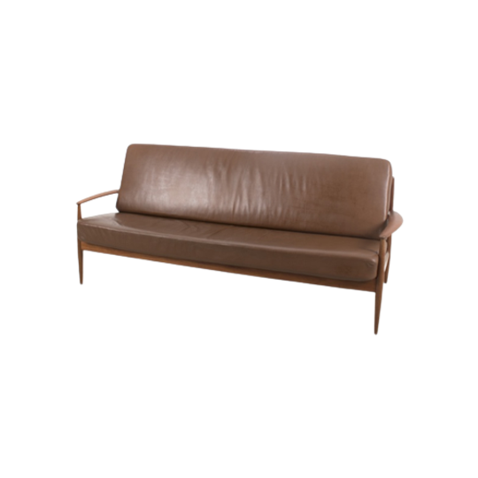 Grete Jalk Driezitsbank Voor France & Son Deens Design 63859 1