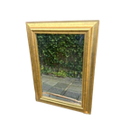 Vintage Spiegel Goud Met Facet Geslepen Spiegelglas 54X74Cm thumbnail 1