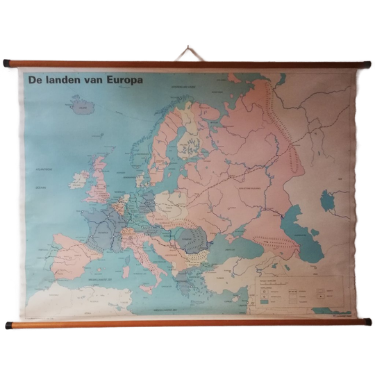 Schoolplaat De Landen Van Europa 1