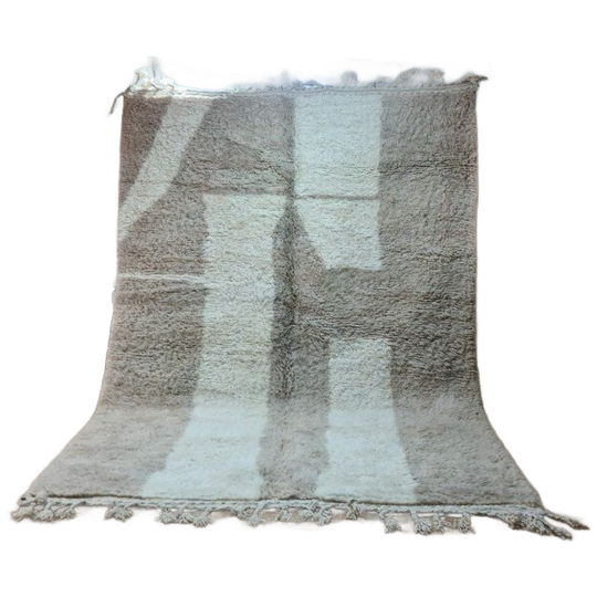 Authentiek Marokkaans Berber Beni Ourain Tapijt 300X200 Cm - 100% Wol, Handgemaakt 1