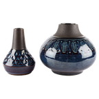 Set Of Two Ceramic Vases Designed By Einar Johansen For Søholm Stentøj, Denmark 1960’S. thumbnail 1