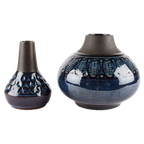 Set Of Two Ceramic Vases Designed By Einar Johansen For Søholm Stentøj, Denmark 1960’s. thumbnail 1