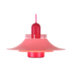 Geweldige Roze Gerestaureerde Deense Plafondlamp *** Deens Design *** Form Light *** Model 52401 thumbnail 1