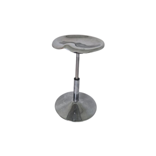 Vintage Chromen Design Kruk Kapperskruk 1