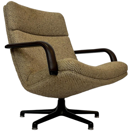 Vintage Artifort F141 Draaifauteuil Jaren 70 Design 1