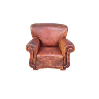 Stoere Leren Vintage Fauteuil