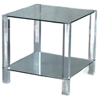 BOR Design Bijzettafel Rob Jurres Side Table Plexiglas Tafel
