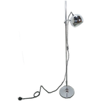 Space Age Chromen Staande Bol Lamp Vloerlamp thumbnail 1