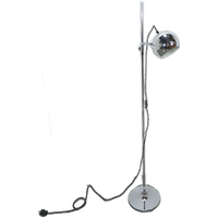 Space Age Chromen Staande Bol Lamp Vloerlamp
