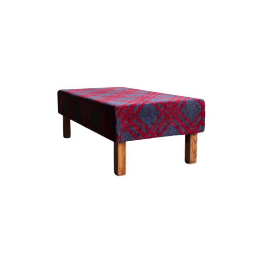 Scottish Tartan Fabric Large Bench 1
