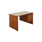 Solid Teak Desk By Niels Bach thumbnail 1