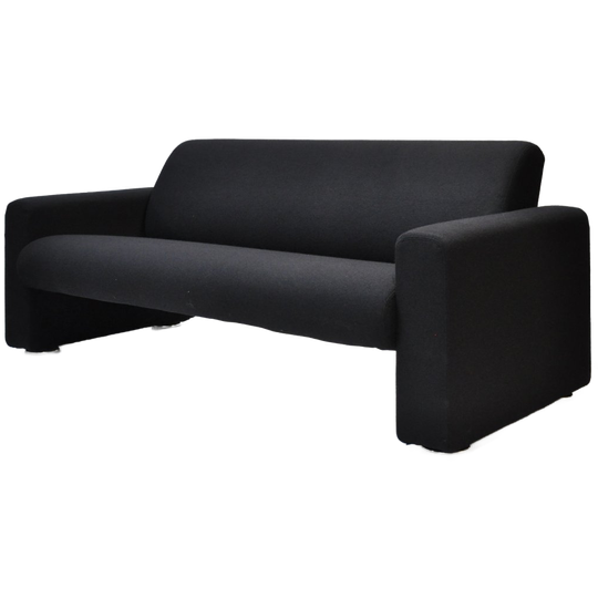 Artifort 691 2,5zits In Kvadrat Tivoli (zwart) - Gerestaureerd 1