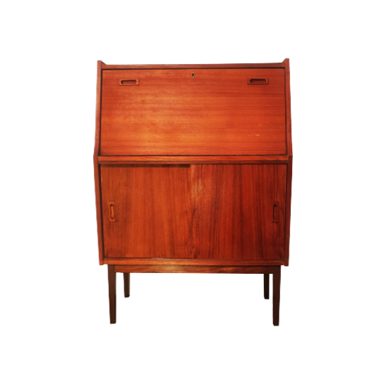 Mid Century Teak Secretaire, 1960s 1