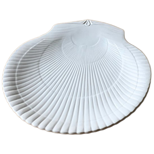 Vintage 50s Shell Shaped Serving Platter 1