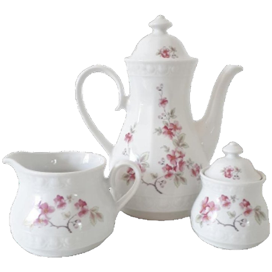 Bavaria Vintage Thee Servies Theepot Suikerpot Kannetje 1