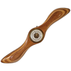 Vintage Barometer Propellor Vliegtuig thumbnail 1
