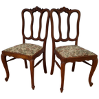 Vintage Landelijke Eettafelstoelen Eetkamerstoelen Stoelen Set Prijs thumbnail 1