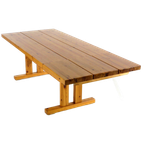 Deense Brutalist Design Eettafel Van Thorsø Møbelfabrik thumbnail 1