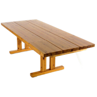 Deense Brutalist Design Eettafel Van Thorsø Møbelfabrik