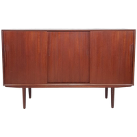 Vintage Deens Highboard | Teak Dressoir Grote Kast