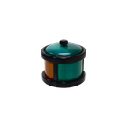 Postmodern Italian Wooden Ice Bucket By Pietro Manzoni 1980S thumbnail 1