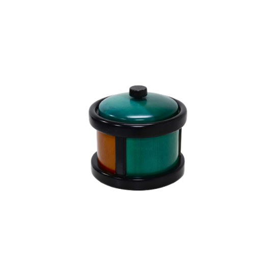 Postmodern Italian Wooden Ice Bucket By Pietro Manzoni 1980s 1