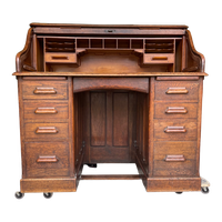 Antiek Rolltop Bureau