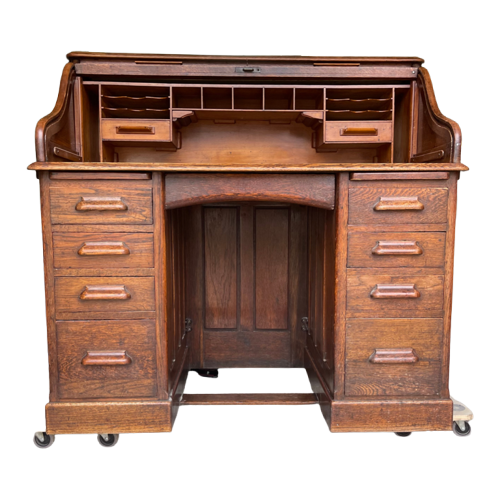 Antiek Rolltop Bureau