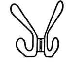 Vintage Ikea Frän Draad Metalen Kapstokken / Wand Kapstok thumbnail 1