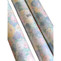 3 Rollen Vintage Behang Met Bloemen, Jaren '80, Made In Belgium