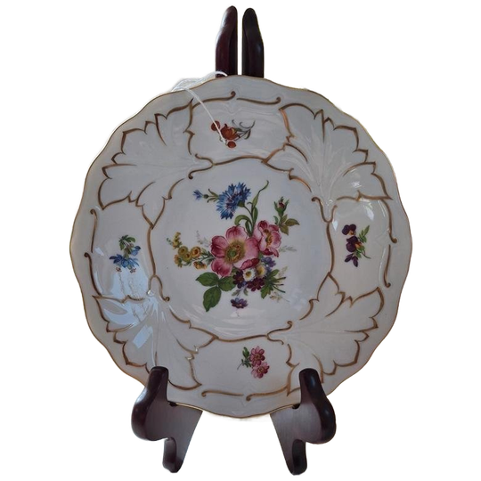 Weimar Porselein, Vintage Sierbordje, Decoratief Bord 1