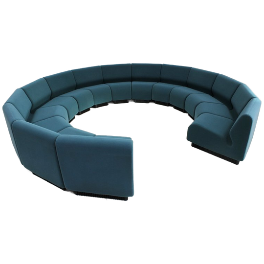 Vintage Large Modular Round Sofa By Don Chadwick For Herman Miller 1