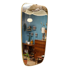 Vintage Wandspiegel Spiegel Mirror Messing Goud thumbnail 1