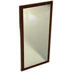 Jaren 70 Spiegel Vintage Wandspiegel Retro Teak Mirror thumbnail 1