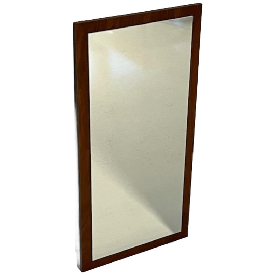 Jaren 70 Spiegel Vintage Wandspiegel Retro Teak Mirror 1