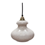 Vintage Hanglamp Met Glazen Opaline Kap thumbnail 1