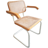 * Vintage Cesca Stoel Marcel Breuer Stijl Webbing Bureaustoel - Tnc3