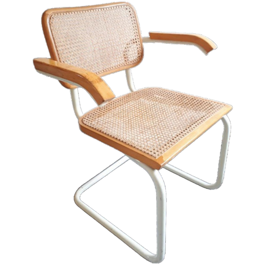 * Vintage Cesca Stoel Marcel Breuer Stijl Webbing Bureaustoel - Tnc3 1
