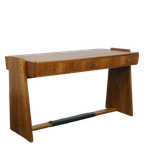 Vintage Bureau Walnoot, 1960s thumbnail 1
