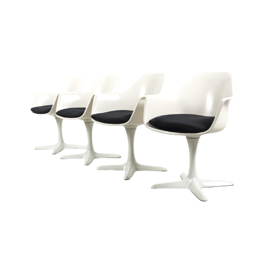 4 Draaibare Maurice Burke Stoelen 66525 1