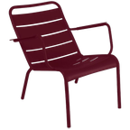 Fermob Luxembourg Low Fauteuil Met Armleuning Black Cherry thumbnail 1
