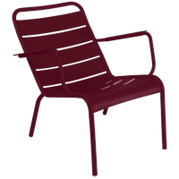 Fermob Luxembourg Low Fauteuil Met Armleuning Black Cherry