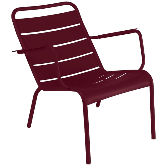 Fermob Luxembourg Low Fauteuil Met Armleuning Black Cherry 1
