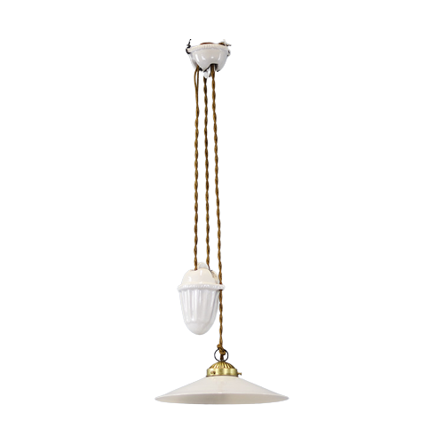 Antieke Art Deco Hanglamp Pendellamp